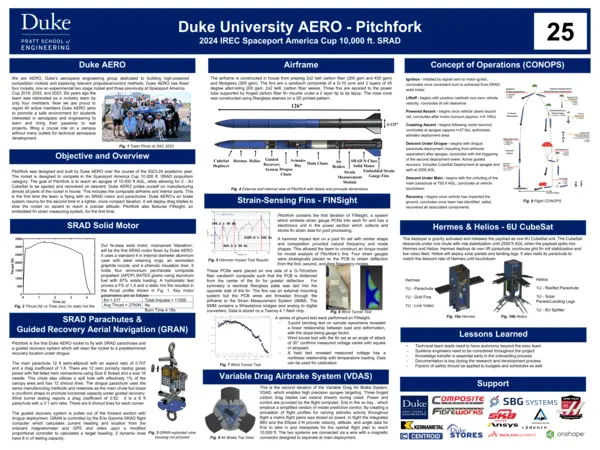 Duke AERO 2024 Spaceport America Cup poster preview