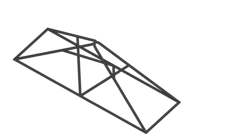 Final 3D lattice structure CAD model